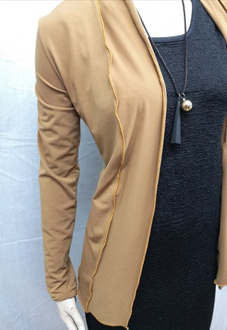 Cardigan discount jaune moutarde