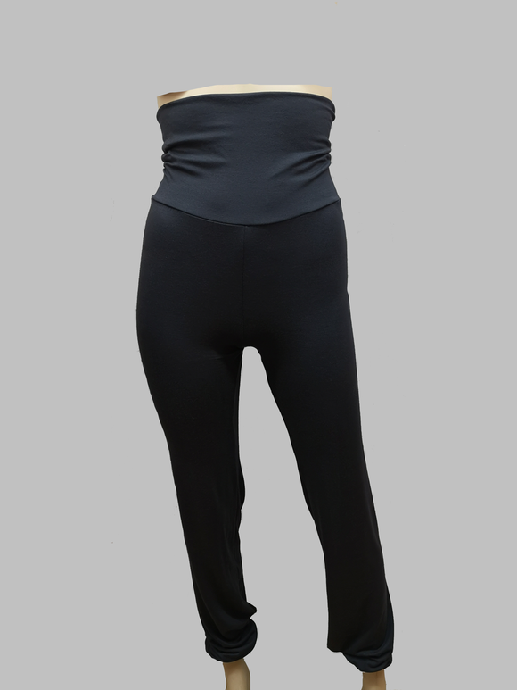 Pantalon 3 4 bouffant lastique avec ouverture la cheville